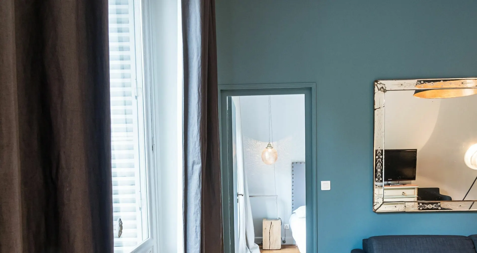 Habitat Parisien - Drouot Luxe Lägenhet *